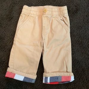Flannel Cuff Khakis